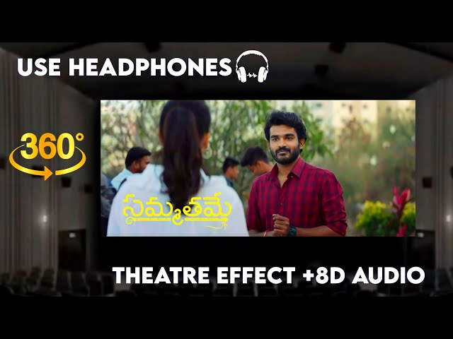 Sammathame Teaser(Theatre Experience and 8D Audio|8D|Kiran Abbavaram | Chandini Chowdhary