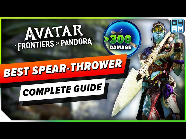 The BEST Spear-Thrower in Avatar Frontiers of Pandora  - Complete Warrior Hunter Spear-Thrower Guide