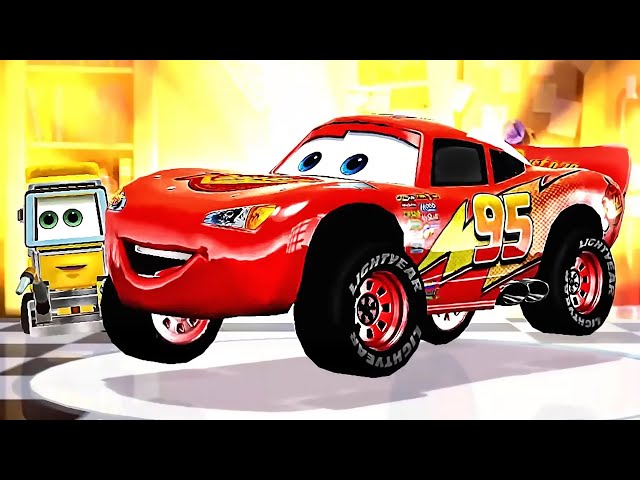 McQueen Retro x more car - Cars 2: Fast as Lightning