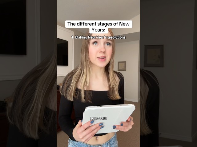 POV: the different stages of New Years #comedy #pov #skit #relatable