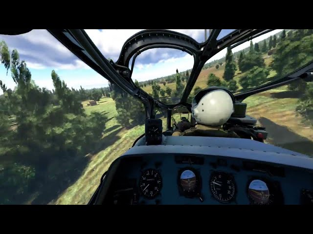 Mil Mi-24A Flight Cockpit View [VR180] #vr180 #vr #combat