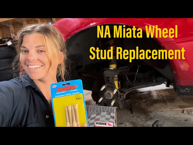 NA Miata gets ARP Extended Studs!