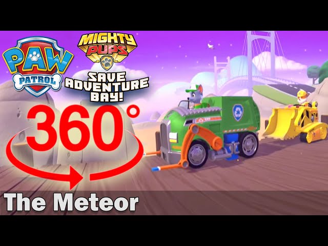 360° VR, The Meteor, PAW Patrol Mighty Pups Save Adventure Bay, Walkthrough, Gameplay, No Commentary