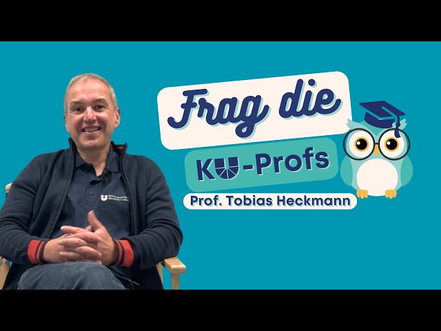 Starkregen - Frag die KU-Profs mit Prof. Tobias Heckmann