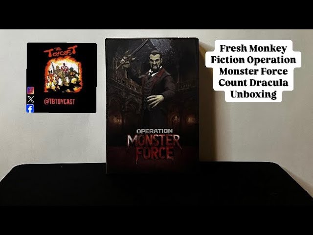 Fresh Monkey Fiction Operation Monster Force Count Dracula Unboxing