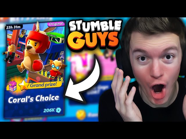 PLAYING MY OWN EVENT IN STUMBLE GUYS! (CORAL'S CHOICE EVENT)