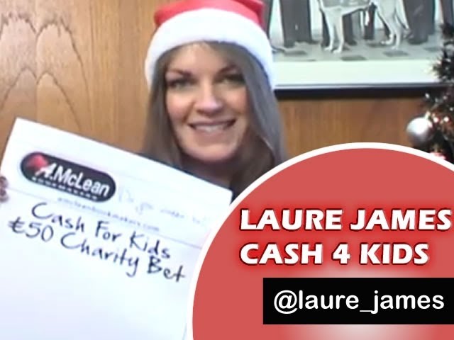 Laure James Christmas Message fom AMcLean Bookmakers