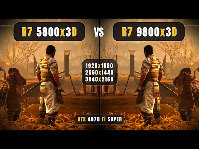 AMD Ryzen 7 5800x3D vs Ryzen 7 9800x3D - 1080p, 1440p, 4K - Ultimate Comparison - 4070 Ti Super