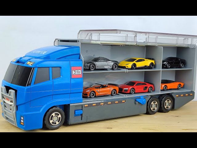 [トミカ]☆世界の高級な車のミニカーを開封してコンボイへ収納☆ホンダ NSX｜Tomica "World's Luxury Car" minicars opening !