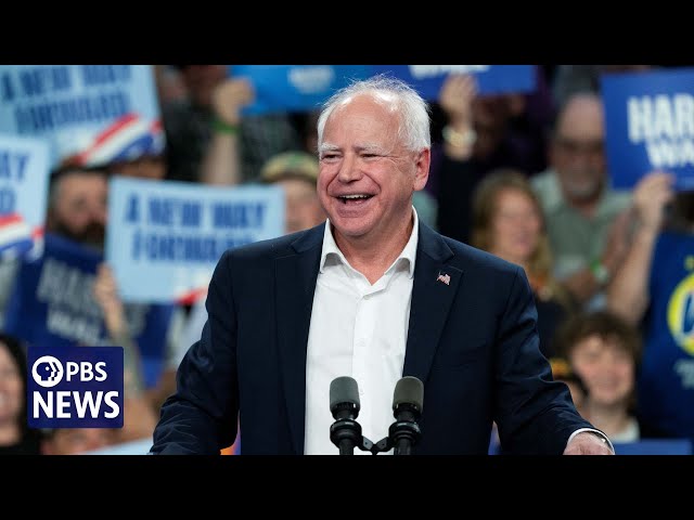 WATCH LIVE: Walz appears at rally in Pa. with Sen. Fetterman a day after vice presidential debate