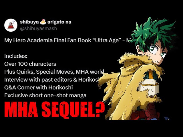 We are Getting a My Hero Academia Sequel?