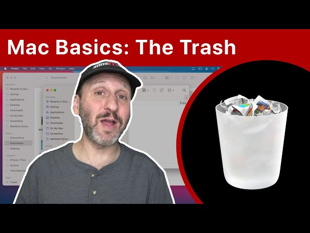 Mac Basics: Using the Trash To Delete Files