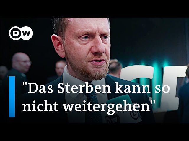 Sachsens CDU-Regierungschef Kretschmer drängt auf Waffenstillstand im Ukraine-Krieg | DW Nachrichten