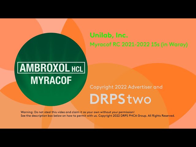 Myracof Radio Commercial 2021-2022 15s (in Waray)