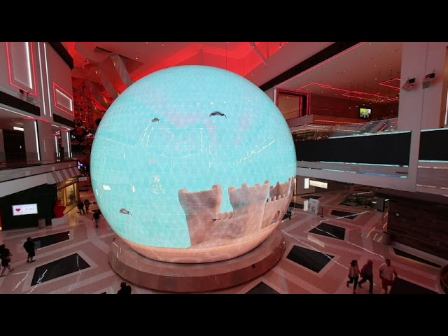 Vegas Giant Video Ball Resort World 3D VR 180° 8K vid# 52 Oculus pimax HTC Google Virtual Reality