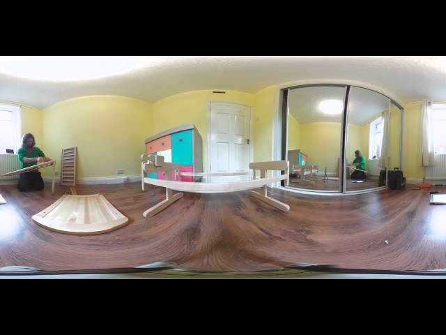 How To Build A Mothercare Gliding Crib - 360º Timelapse Assembly