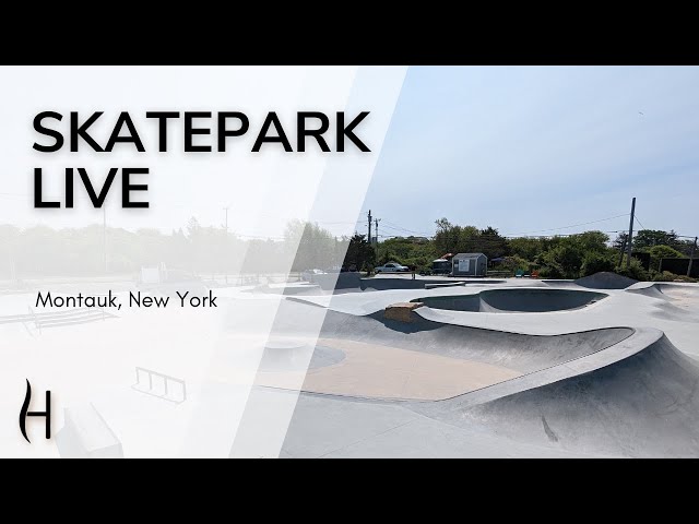 Hamptons.com - LIVE! 4K LARS SIMENSON SKATEPARK, Montauk, New York