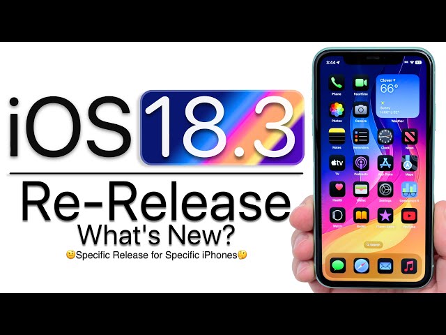 iOS 18.3 Re-Release is Out! - What's New?