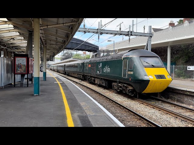 GWR 43098 + 43040 leaving Newport for Taunton 1.7.23