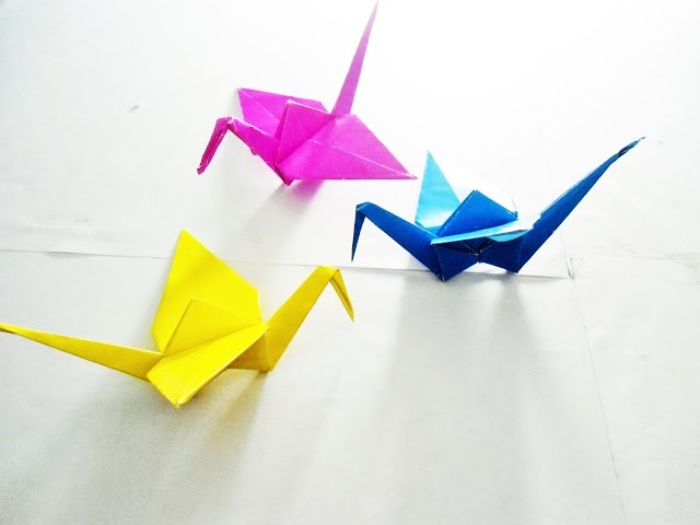 Origami Crane (Tutorial step by step)