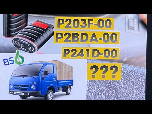 TATA Ace Gold + B$6 DEF Light On Dashboard | DTC Code P203F-00