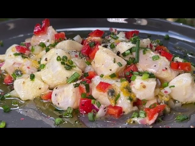 Gourmand - Ceviche de poisson aux fruits de la passion