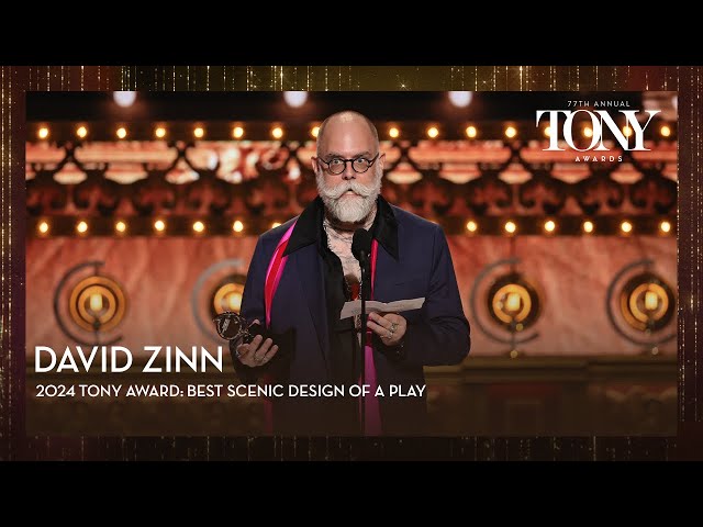 David Zinn | 2024 Tony Awards Acceptance Speeches