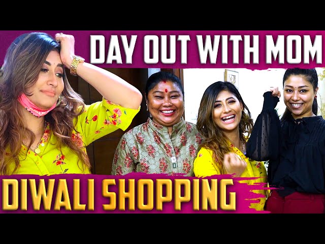 Day Out with My Mom💜💙 | Diwali Shopping 🛍🛒 | Sunita Xpress