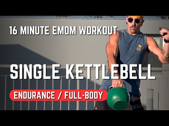 16-Minute EMOM Kettlebell Workout For Men | Endurance Training