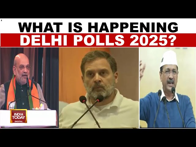 Delhi Election 2025: BJP's Delhi Roadshow, AAP-Congress Clash, And Election Tensions Escalate