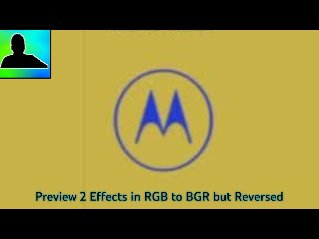 Motorola's new boot animation for 2017 into Preview 2 Effects in RGB to BGR but Reversed