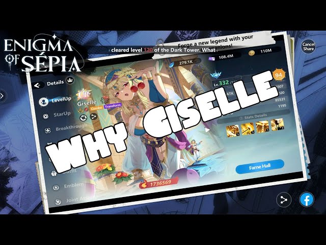 Enigma of Sepia Character Why Giselle Is A Must Build (Codes Always In Description Below)