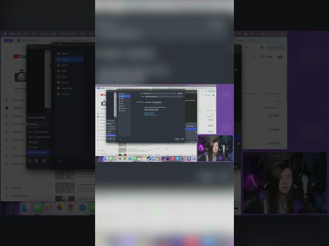 OBS Preferences Stream Settings For Youtube in HDR #obs #livestream #streamer #streamerlife #macbook
