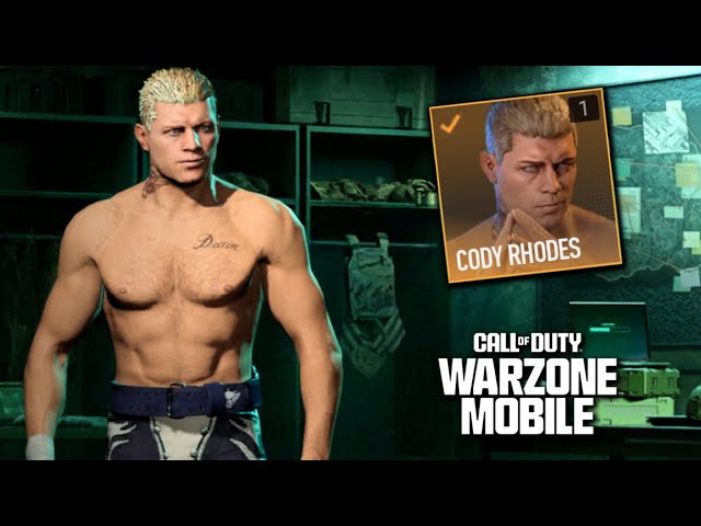 Cody Rhodes is HILARIOUS in Warzone Mobile