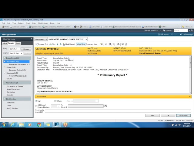 Provider Message Center Cerner VIdeo