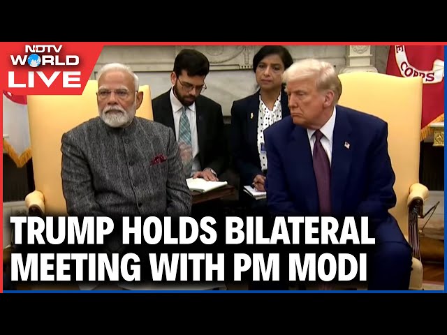 Trump Holds Bilateral With PM Modi | Trump Modi Bilateral | PM Modi Trump Meet