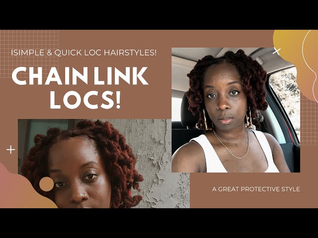 CHAIN LINK LOC HAIR TUTORIALS I ESSENCEOFSHAY #tigerlileesquad #lochairstyles