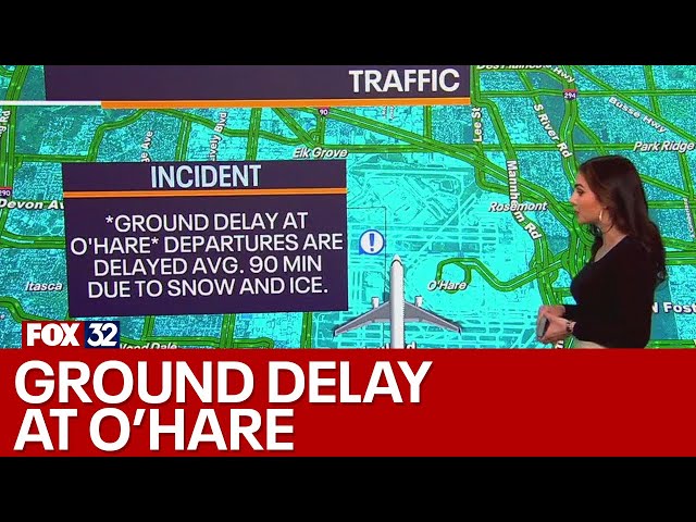 Ground delay at O'Hare Airport