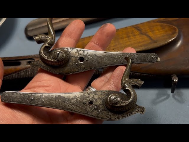 Antique Shotgun- The Lock Plates