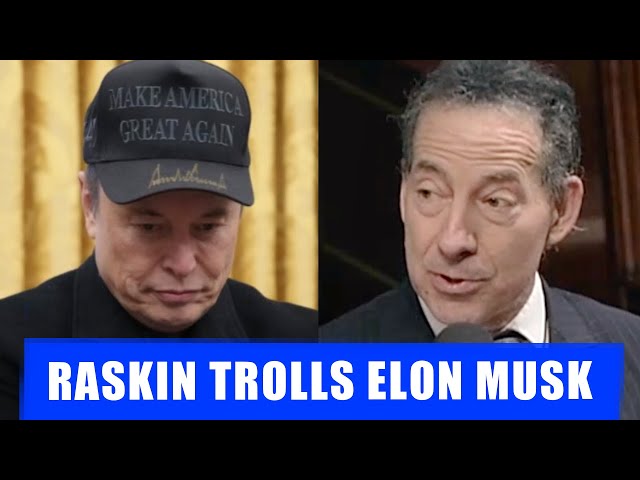 Jamie Raskin TROLLS Elon Musk With "Criminal On The Loose" Floor Speech