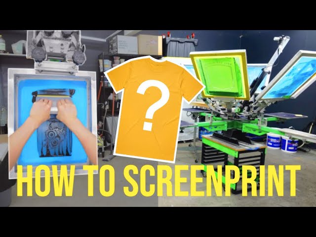 Screen Print Your Own T-Shirt: Step by Step Tutorial