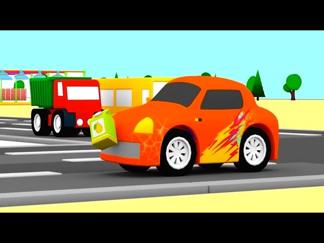 ORANGE MEANIE - How Mean Can He Be? - Cartoon Cars - Cartoons for Kids!