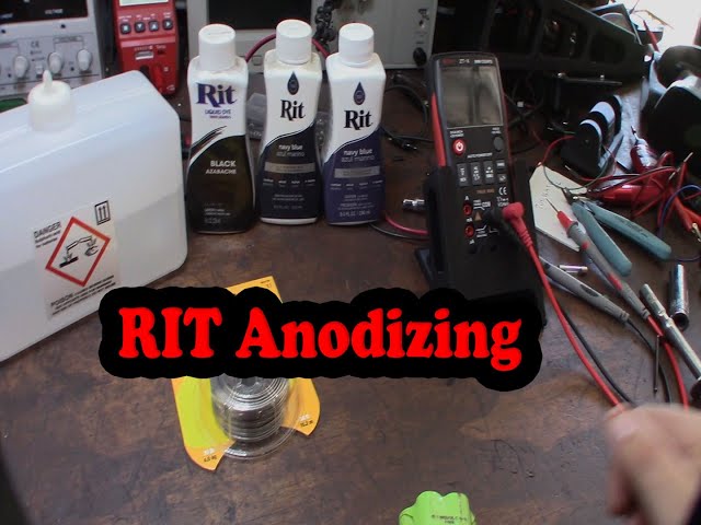 DIY Rit Dye Anodizing,  How To Anodize Aluminum At Home