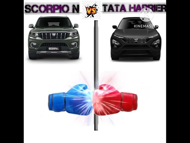 SCORPIO N VS TATA HARRIER ❓#shorts #trending