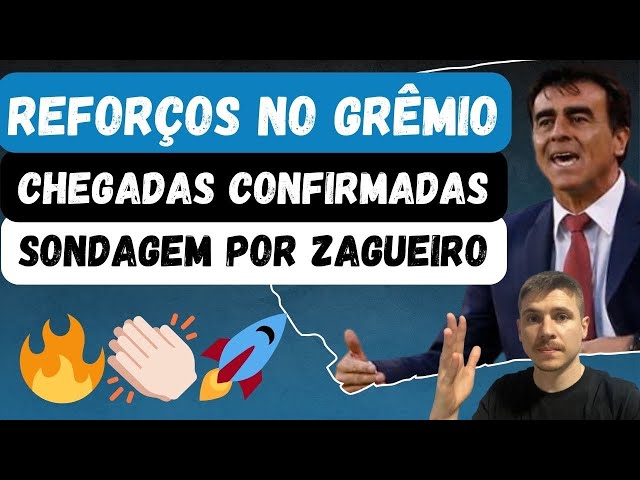 REFORÇOS CONFIRMADOS | SONDAGEM POR ZAGUEIRO/LATERAL | ELE VAI JOGAR | GRÊMIO NO CAMINHO CERTO