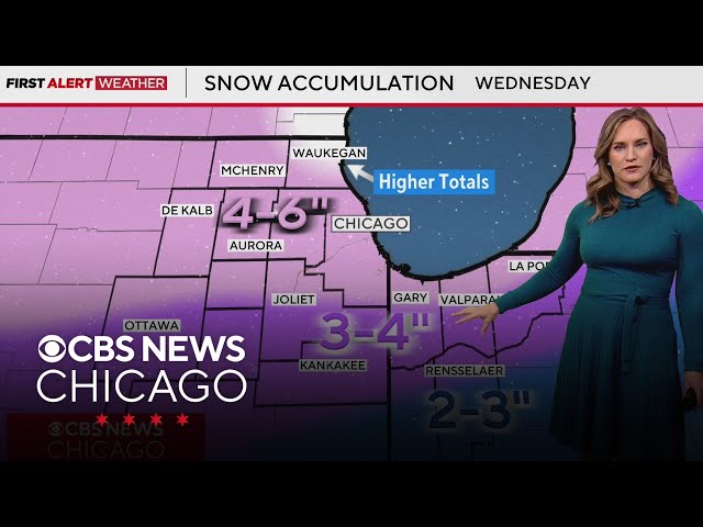 Weather advisory taking effect Wednesday in Chicago for biggest snow of the season