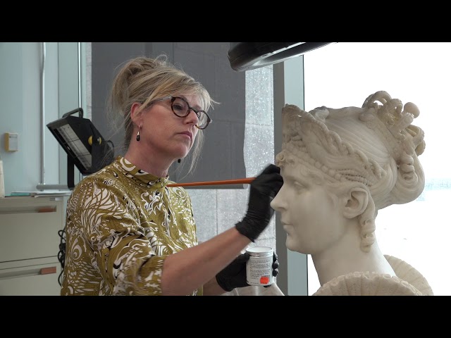 Restoring The Empress Josephine Marble Bust