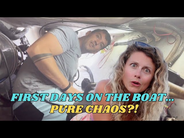 EP3 - From Chaos to Calm: Our First Days Living Aboard & Surviving the Storm!