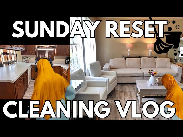 2025 SUNDAY RESET  FOR A NEW WEEK | clean, laundry, | CLEAN MOTIVATION, SILENT VLOG, muslim mom vlog