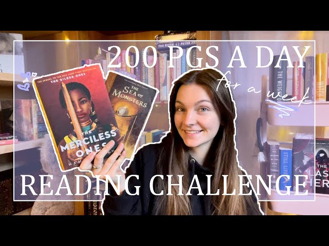 200 pages a day 📖 thank u for 200 subscribers! | reading challenge